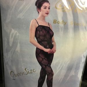 Plus size bodystocking sexy fashion unique white